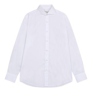 [지이크]기본 와이드 카라 화이트 셔츠 (PJB0005501)