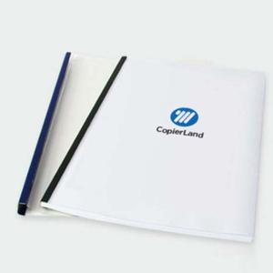 열제본커버 스틸 열제본 표지 책커버 A4 제본 커버 청색80매 18mm