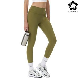 뮬라웨어 여성 에어 플러스 하이라이즈 레깅스 AWNELG703-OGN-YDP