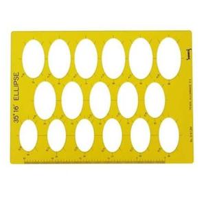 모양자 산키스 템플레이트 타원 NO.612 대형타원 45922