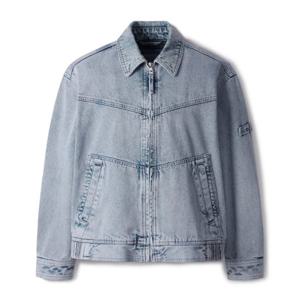 [시리즈(series)]워싱 데님 집업 블루종 (SAUAS25171BUL)