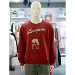 [인터크루]공용 후로피 캐릭터 맨투맨 티셔츠 AZITZ4TM32AA