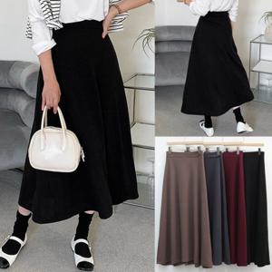 나야홍 / 위쉬몰 NO 무지밴딩플레어롱스커트(V148H601) 빅사이