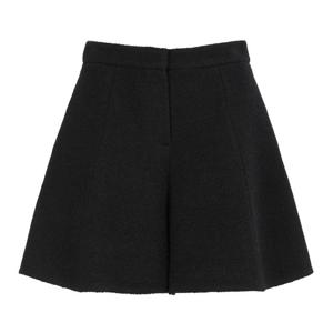 질스튜어트뉴욕   26SS 블랙 단색 울혼방 숏팬츠 JSPA6A100BK