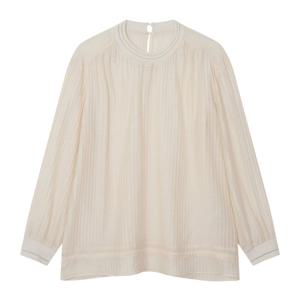 캐리스노트 링클 블루종 블라우스 (CN3SBL203)