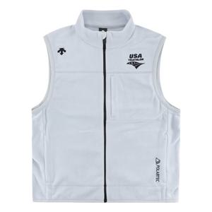 데상트 USAT 폴라텍 마이크로 플리스 베스트 SQ123IVE11GRY