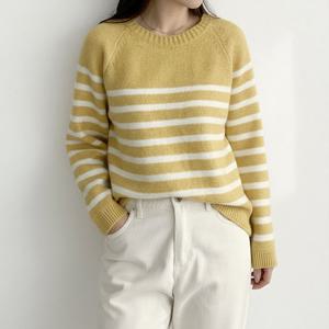 [올리비에스클로젯]무지개 단가라 나그랑 울 니트_O2601KN007A