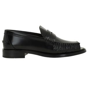 26 SS 프라다 로고 프린트 페니 카프 로퍼 F0002 1K200OF020P39