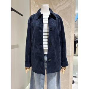 쉬즈미스 (SWWSTQ12040) 소프트 스웨이드 셔츠 재킷