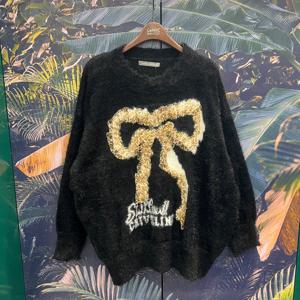 [르니앤맥코이]리본프릴빈티지라운드니트MN01KN717_IC