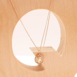 오팔하우스 14k 코인 목걸이 OPDJN3527