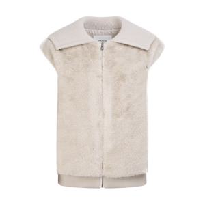 [헤지스]헤지스 골프 여성 크림 단색 집업베스트 WWJU4D944CR