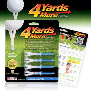그린키퍼스 4야드 드라이버 롱골프티(4개입) _V