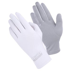 카시야 자외선차단 쿨 실리콘 캐디 장갑(양손) 파크골프 운전 낚시 등산 스포츠 쿨장갑 _V