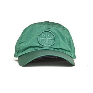 26 SS 스톤 아일랜드 로고 엠브로이더드 커브드 피크 베이스볼캡 그린 159100011S0076