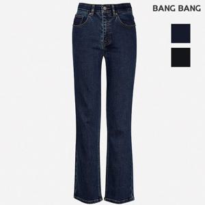[뱅뱅]여성 기모 속밴드 슬림 스트레이트 스판 청바지 NQL731