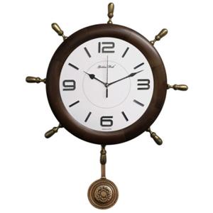 [골든벨시계] GB4733 고급 인덱스 주석 무소음 추 벽시계 월넛