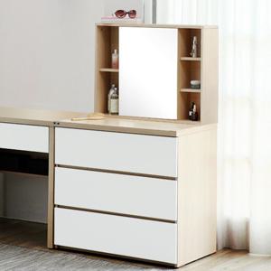 아르메 레스트 와이드 3단 서랍장 수납거울