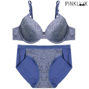 [핑크룩] 핫라인 브라팬티2종세트/네이비