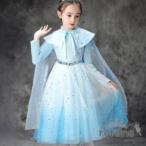 [로라네]여아 눈꽃 케이프 원피스