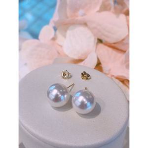 미니골드 14K 베이직 진주 귀걸이10mm(스왈진주) EPNM4006