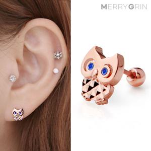 [메리그린] 14K 로열블루 피어싱 Gold pin 한쪽