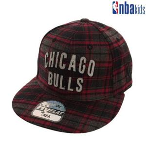 [NBA KIDS]주니어 체크 펠트 포인트 스냅백 N185AP566P