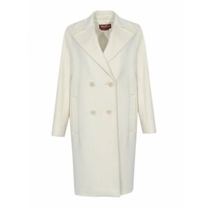 [MAX MARA STUDIO] 라프리마 여성 니 Length Agenda 오버사이즈 울 코트 25260160816E15 화이트 /8