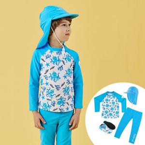 [아이스샌드]아이스샌드 남아동래쉬가드세트+아쿠아슈즈  BR-10107K