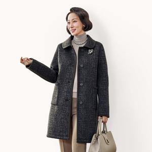 [마담엘레강스] 오드리 바인딩 소프트 코트 K233CT02