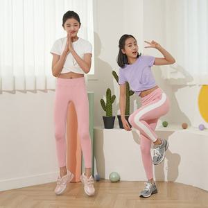 [요가피기](YP10122)사이드라인 레깅스_페어리핑크