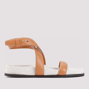 토템 청키 플랫샌들 242WAS2047LE0031 105 TAN