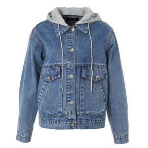 [에이비에프지]후드레이어드스타일 데님재킷 APY5HJ37G