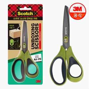 스카치 언박싱 논스틱 가위 그린(7.5x17.5cm)