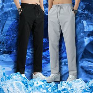 쿨링 여름 아이스 냉감 팬츠 밴딩 바지 고무줄 슬랙스