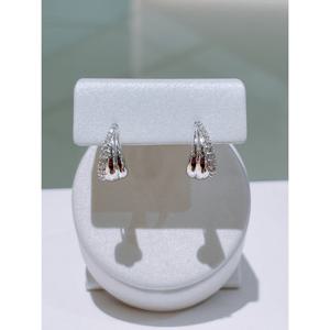 미니골드 14K 트윌 블링 링귀걸이 EETM4563