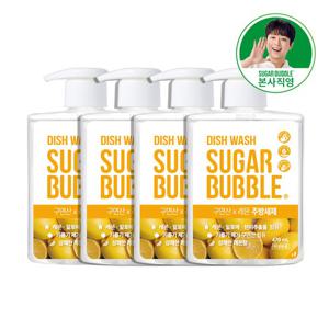 슈가버블 구연산 레몬 주방세제 470ml x 4개