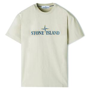 24FW 스톤 엠보 로고 반팔티 연베이지 81152NS80 V0097