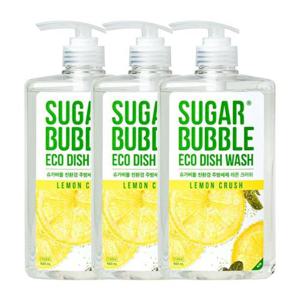 슈가버블  주방세제 레몬크러쉬 940ml x3