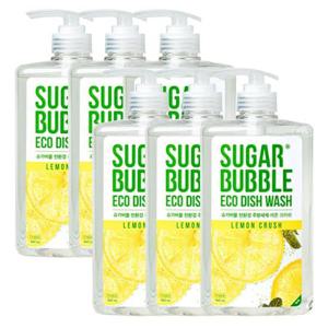 슈가버블 주방세제 레몬크러쉬 940ml x6