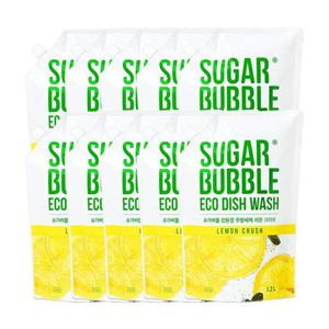 슈가버블 주방세제 레몬크러쉬 1.2L x10