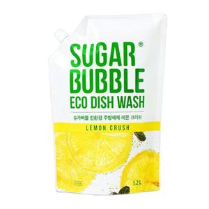 슈가버블 주방세제 레몬크러쉬 1.2L