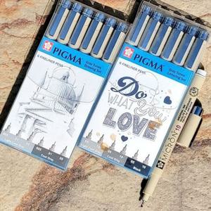 사쿠라 피그마 마이크론 드로잉/레터링펜 그레이톤Set