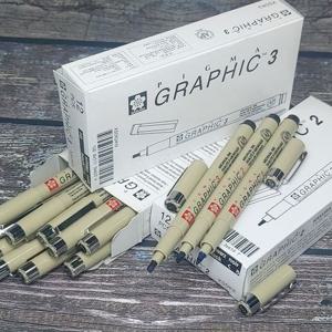 사쿠라 피그먼트 캘리그라피펜-피그마 그래픽 12자루