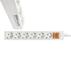 스펙스 화재예방 자동소화 메인스위치 멀티탭 6구 5m