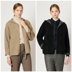 BCBG B4WAK115 라쿤 캐시 후드 점퍼 (현대목동)