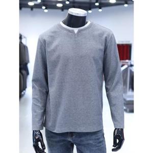 STCO 세이브존04 레이어드 슬릿넥 티셔츠 1TS25102