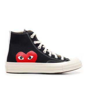 꼼데가르송 컨버스 하트 하이탑 블랙 스니커즈 P1K112 1-BLACK