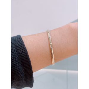 미니골드 14k 와이어 뱅글팔찌 4mm BJUM4013
