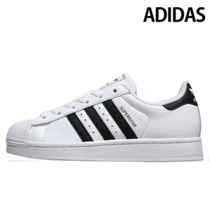 아디다스 키즈/성인 스니커즈 슈퍼스타 II J 흰검 JH9976